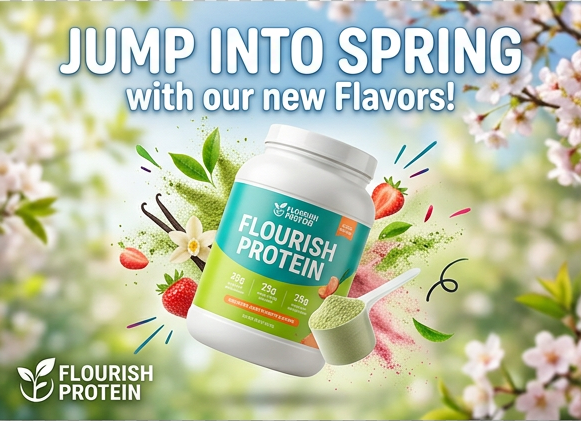 Postcard example - protein brand